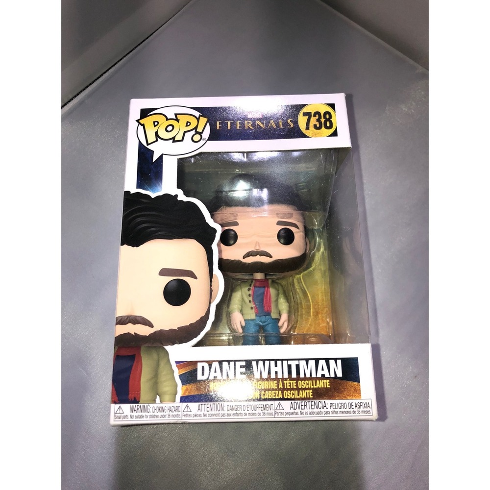 Funko Pop Marvel Eternals Dane Whitman 738 Vinyl Figure Bobble-Head MCU